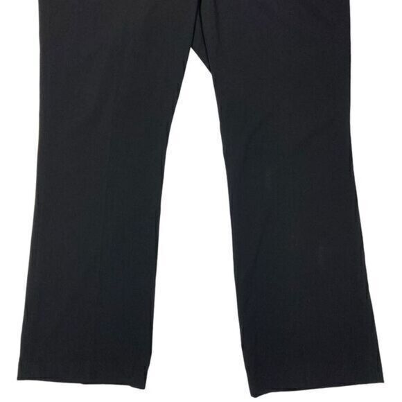 Tahari Pants Women 16 Black High Waisted Straight Leg Officecore Dress Pants NWT - Picture 4 of 14